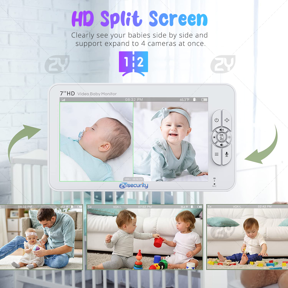 7.0 inch Video Baby Monitor HD - огляд і ціна Home Cinema Wireless
