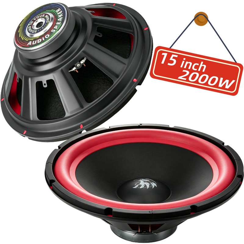1pcs 15 Inch Car Subwoofer 200 - огляд і ціна Audio Home Cinema