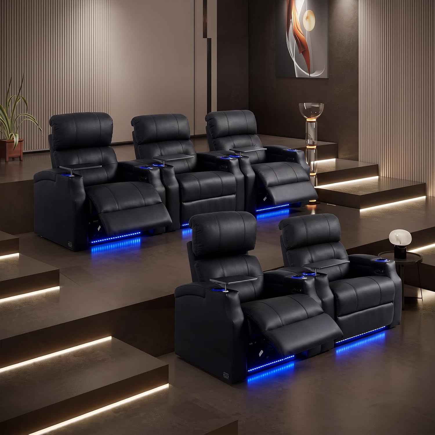 Top Grain Leather Home Theater - огляд і ціна Home Cinema Chairs
