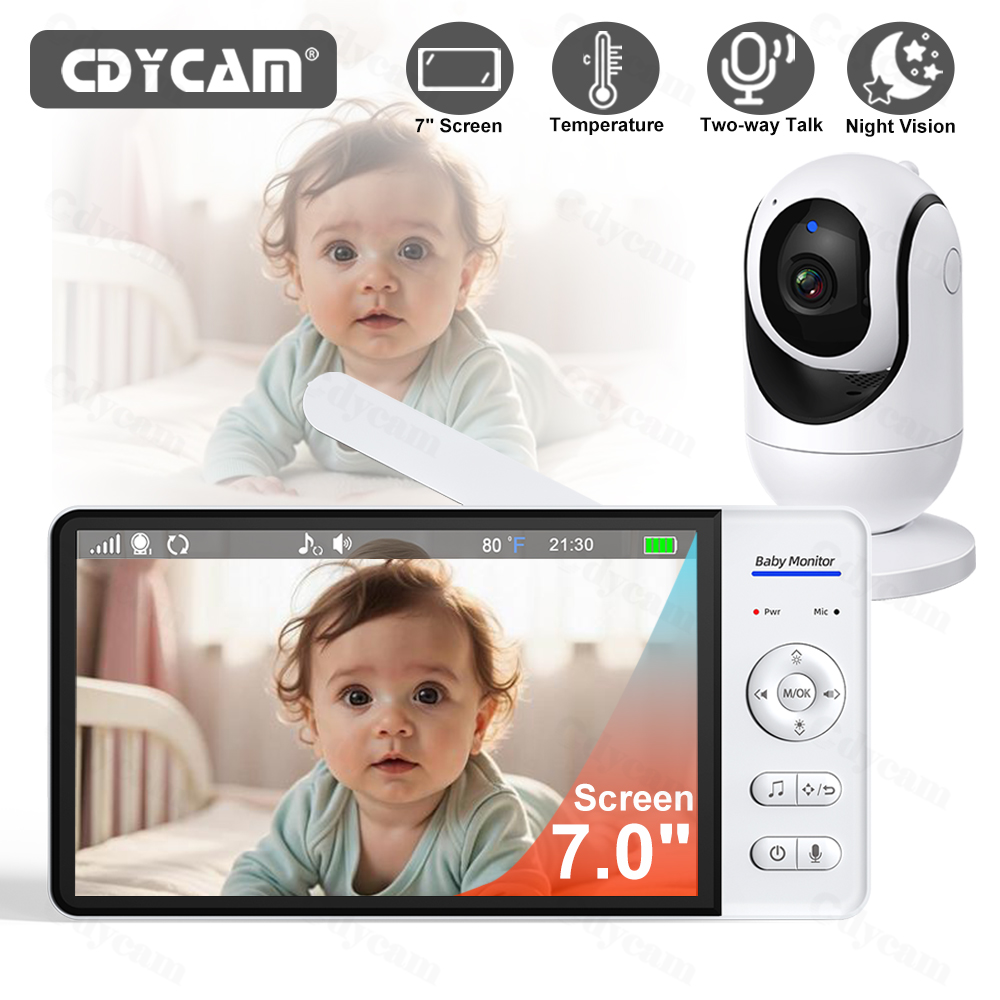 7 Inch Video Baby Monitor Nigh - огляд і ціна Home Cinema Wireless