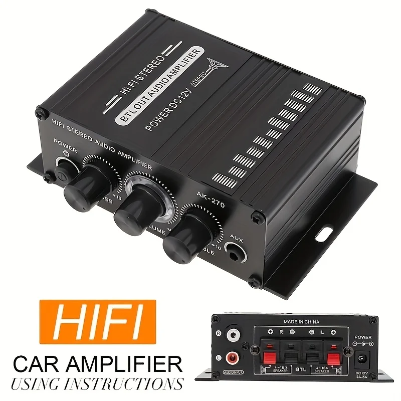 AK-270 400W Mini Power Amplifi - огляд і ціна Audio Home Cinema