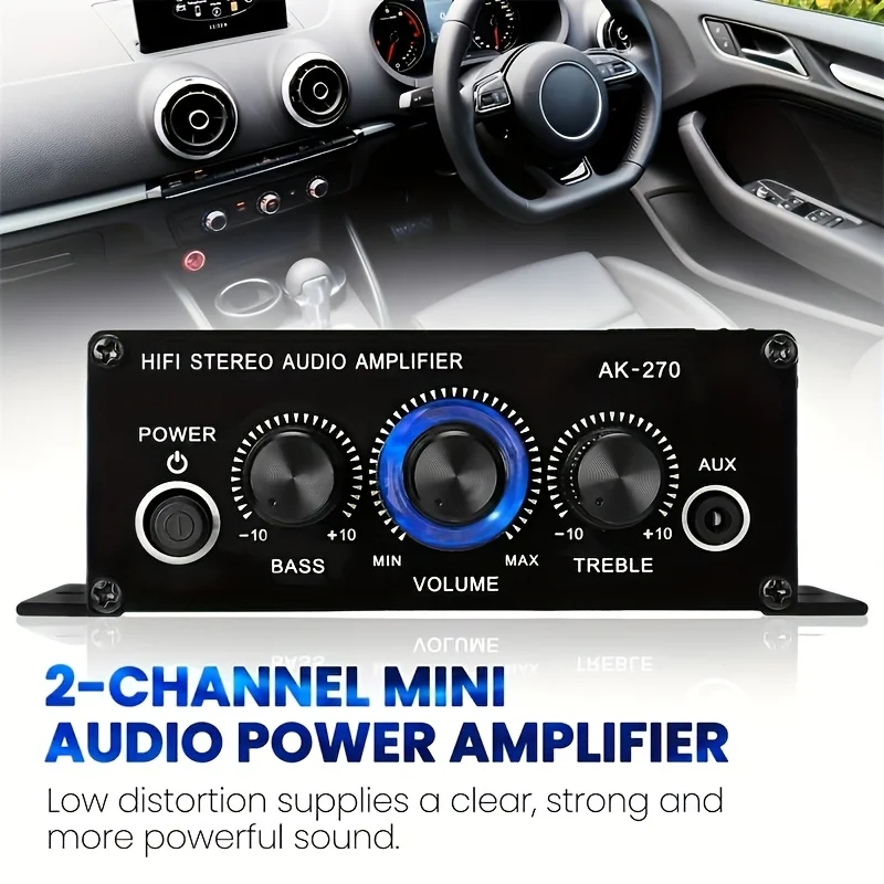 AK-270 400W Mini Power Amplifi - огляд і ціна Audio Home Cinema